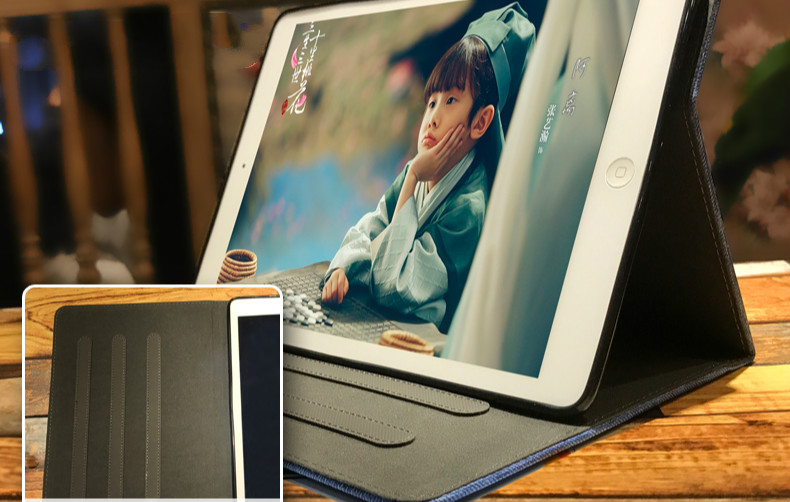 まつげ睫毛大きい目新型iPad保護カバー有名人キアラ・フェラーニ革製レザーipad air/air2タブレット専用