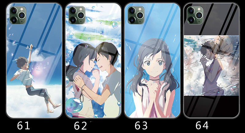 映画キャラクター森嶋帆高 天野陽菜アイフォン11 Pro/11 Pro Maxガラスケース耐衝撃かわいいiPhone11